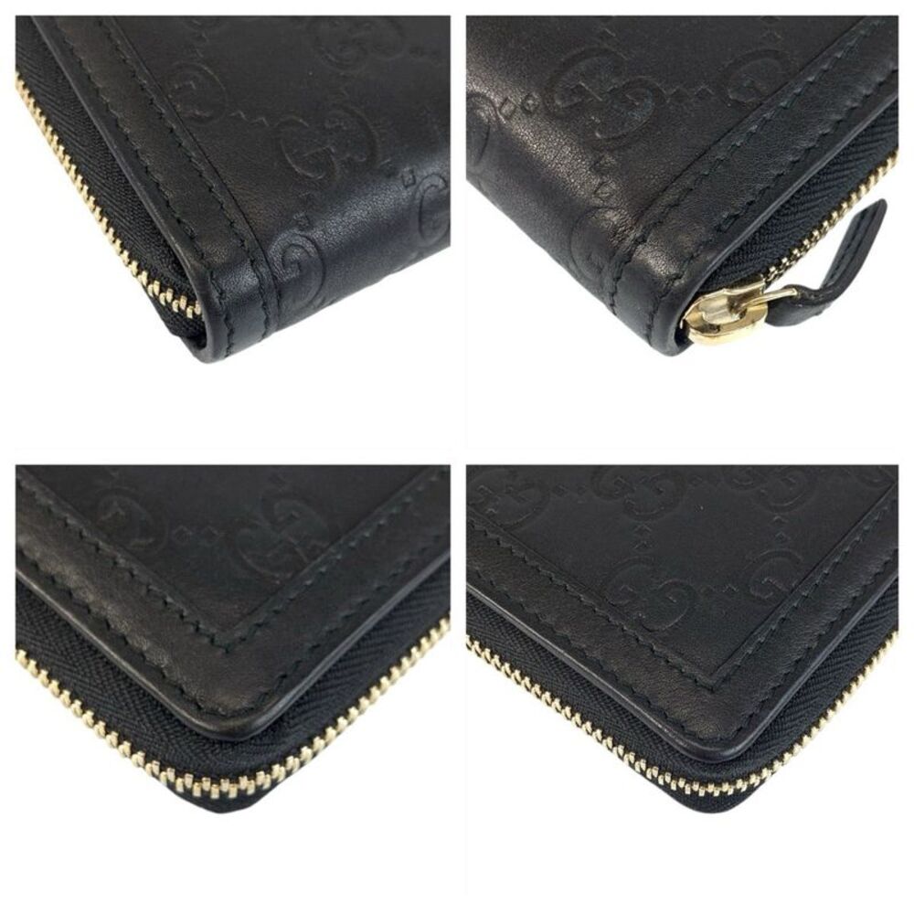 Gucci Leather Interlocking Long Wallet - image 4